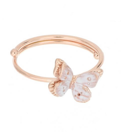 White butterfly ring - Maman et Sophie