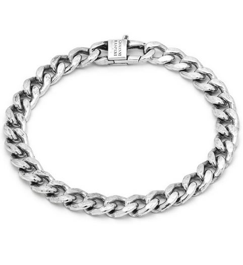 Giovanni Raspini 925 silver Curb man bracelet size L