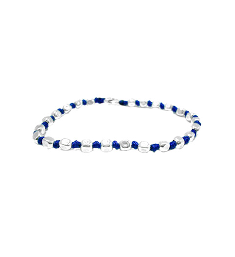 Bracciale filo argento Blu Notte - Spadarella Spbr03   