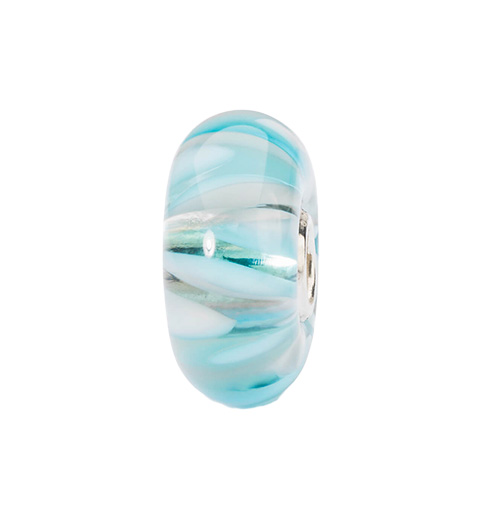 Beads ciondolo in vetro Vento del Mattino Trollbeads  